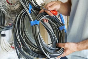 electric wiring for audio system